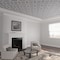 Ekena Millwork 33W x 33H x 58T Small Cameron Decorative Fretwork Ceiling Panels in Architectural Grade PVC CELP33X3302CAM - alternate 1
